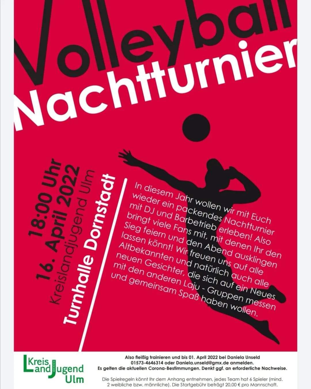 Volleyball Nachtturnier der Kreislandjugend Ulm