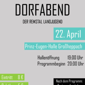 Dorfabend Remstal-Landjugend