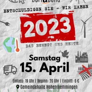 Dorfabend Hohenmemmingen